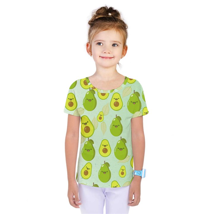 avocado love Kids  One Piece Tee