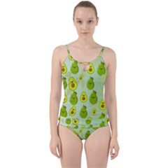 Avocado Love Cut Out Top Tankini Set by designsbymallika