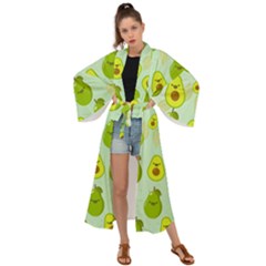 Avocado Love Maxi Kimono by designsbymallika