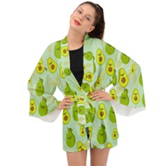 Avocado Love Long Sleeve Kimono