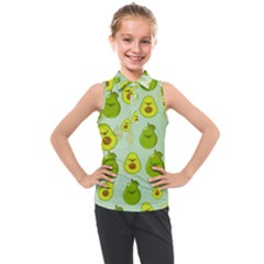 Avocado Love Kids  Sleeveless Polo Tee