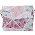 pink patchwork Buckle Messenger Bag View3