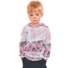 Pink Patchwork Kids  Overhead Hoodie