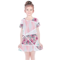 Pink Patchwork Kids  Simple Cotton Dress by designsbymallika