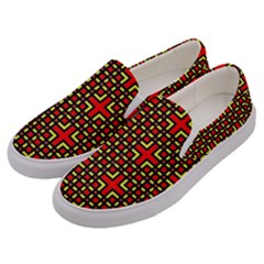 Rby 97 Men s Canvas Slip Ons by ArtworkByPatrick