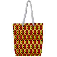 Rby 98 Full Print Rope Handle Tote (small) by ArtworkByPatrick