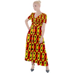 Rby 98 Button Up Short Sleeve Maxi Dress