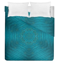 Spiritual Sun Is Raising Over The Peace Of Mind Sea Duvet Cover Double Side (queen Size) by pepitasart