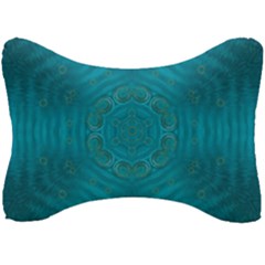 Spiritual Sun Is Raising Over The Peace Of Mind Sea Seat Head Rest Cushion by pepitasart