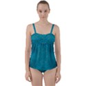 Spiritual Sun Is Raising Over The Peace Of Mind Sea Twist Front Tankini Set View1