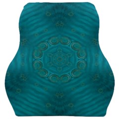 Spiritual Sun Is Raising Over The Peace Of Mind Sea Car Seat Velour Cushion  by pepitasart