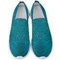 Spiritual Sun Is Raising Over The Peace Of Mind Sea Men s Slip On Sneakers View1