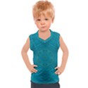 Spiritual Sun Is Raising Over The Peace Of Mind Sea Kids  Sport Tank Top View1