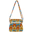 Cute Tiger Pattern Zipper Messenger Bag View3