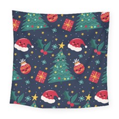 Christmas  Square Tapestry (large) by designsbymallika