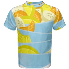 Salad Fruit Mixed Bowl Stacked Men s Cotton Tee