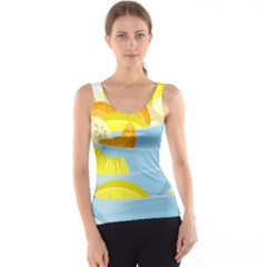 Salad Fruit Mixed Bowl Stacked Tank Top