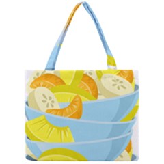 Salad Fruit Mixed Bowl Stacked Mini Tote Bag