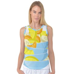 Salad Fruit Mixed Bowl Stacked Women s Basketball Tank Top by HermanTelo