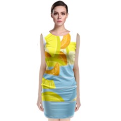 Salad Fruit Mixed Bowl Stacked Classic Sleeveless Midi Dress by HermanTelo