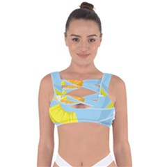 Salad Fruit Mixed Bowl Stacked Bandaged Up Bikini Top by HermanTelo