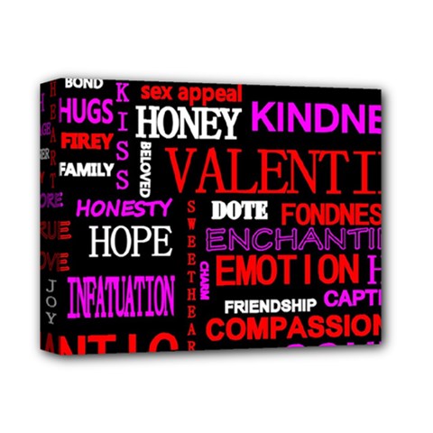 Love Friendship Friends Heart Deluxe Canvas 14  X 11  (stretched)