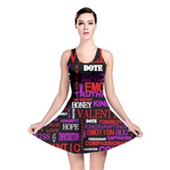 Love Friendship Friends Heart Reversible Skater Dress