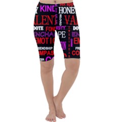 Love Friendship Friends Heart Cropped Leggings 