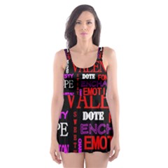 Love Friendship Friends Heart Skater Dress Swimsuit