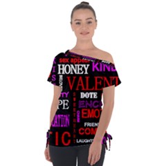 Love Friendship Friends Heart Tie-up Tee