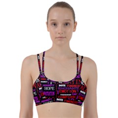 Love Friendship Friends Heart Line Them Up Sports Bra by HermanTelo