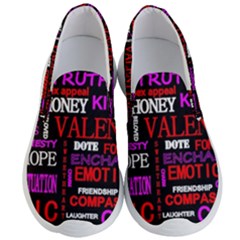 Love Friendship Friends Heart Men s Lightweight Slip Ons