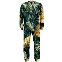 Pattern Ananas Tropical Onepiece Jumpsuit (men)  by kcreatif