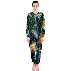 Pattern Ananas Tropical Onepiece Jumpsuit (ladies)  by kcreatif