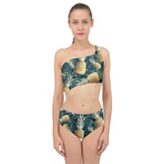 Pattern Ananas Tropical Spliced Up Two Piece Swimsuit by kcreatif