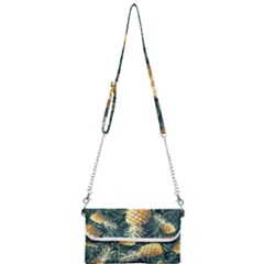 Pattern Ananas Tropical Mini Crossbody Handbag by kcreatif