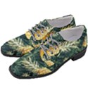 Pattern Ananas Tropical Women Heeled Oxford Shoes View2