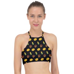 Pumpkin Racer Front Bikini Top