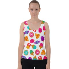 Candies Are Love Velvet Tank Top by designsbymallika