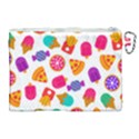 CANDIES ARE LOVE Canvas Cosmetic Bag (XL) View2