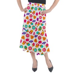 Candies Are Love Midi Mermaid Skirt