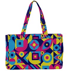 Doodle Pattern Canvas Work Bag by designsbymallika