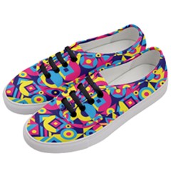 Doodle Pattern Women s Classic Low Top Sneakers by designsbymallika