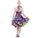 DOODLE PATTERN Halter Party Swing Dress  View2