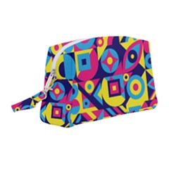 Doodle Pattern Wristlet Pouch Bag (medium) by designsbymallika