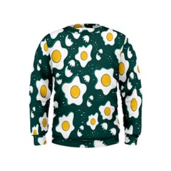 Wanna Have Some Egg? Kids  Sweatshirt by designsbymallika