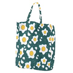 Wanna Have Some Egg? Giant Grocery Tote by designsbymallika