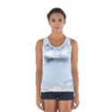 BLUE MARBLE PRINT Sport Tank Top  View1