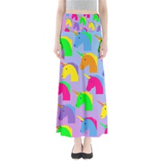 Unicorn Love Full Length Maxi Skirt by designsbymallika