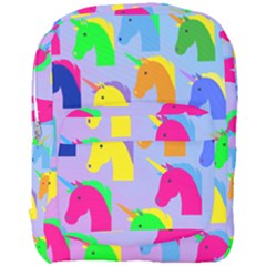 Unicorn Love Full Print Backpack by designsbymallika